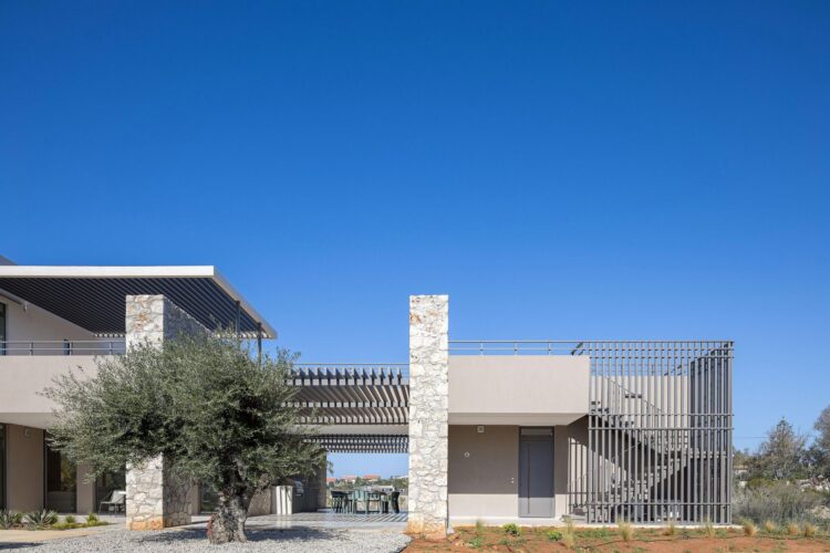 Beach Villa Tersana Luxus Ferienhaus Kreta Mieten Architektur