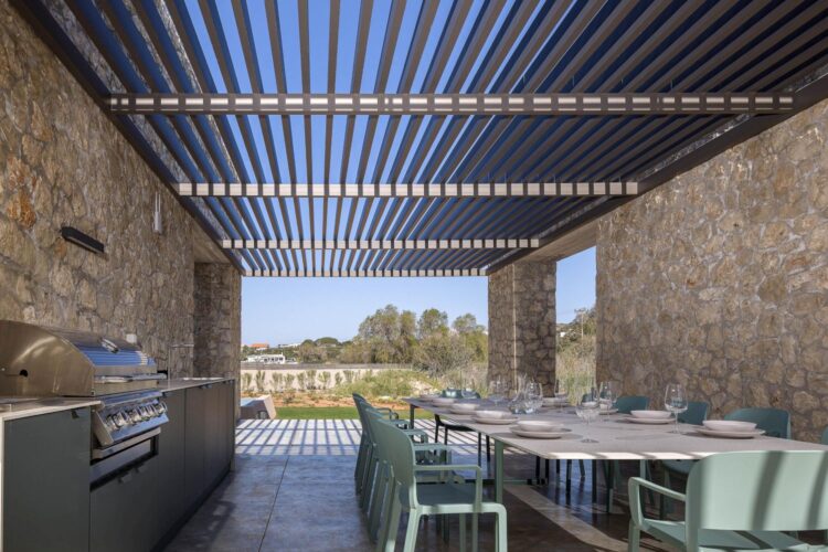 Beach Villa Tersana Luxus Ferienhaus Kreta Mieten Bbq