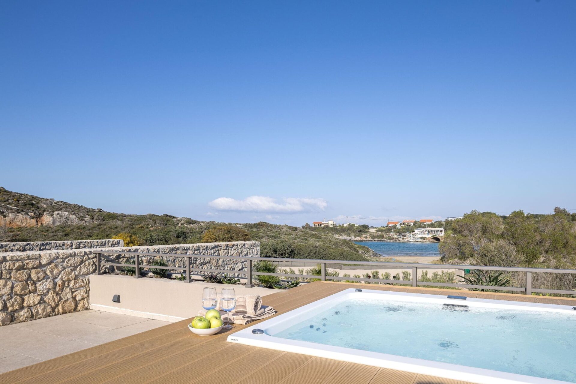 Beach Villa Tersana Luxus Ferienhaus Kreta Mieten Relax