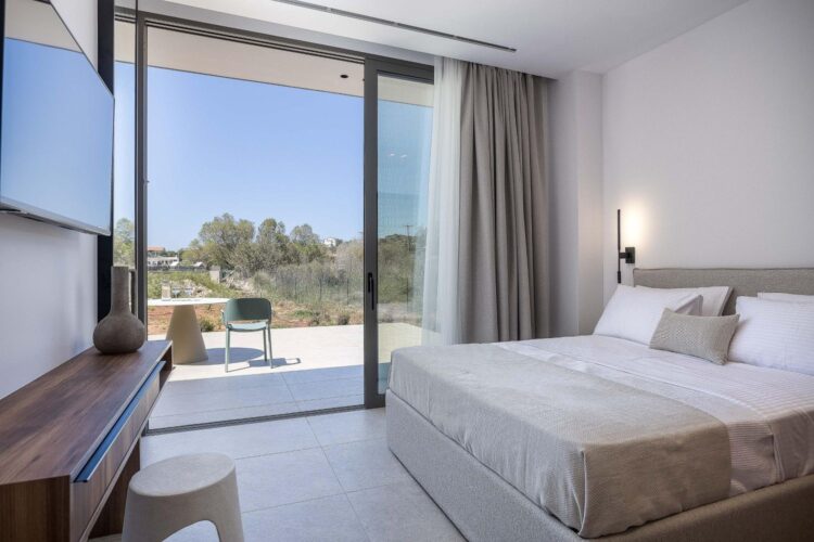 Beach Villa Tersana Luxus Ferienhaus Kreta Mieten Schlafen