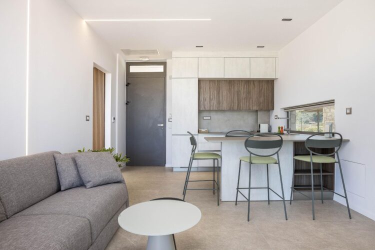 Beach Villa Tersana Luxus Ferienhaus Kreta Mieten Studio