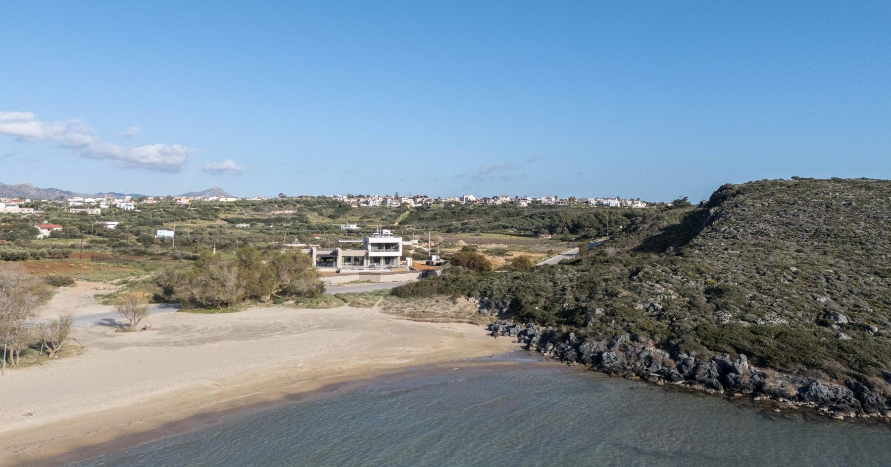 Beach Villa Tersana Luxus Ferienhaus Kreta Mieten Teaser