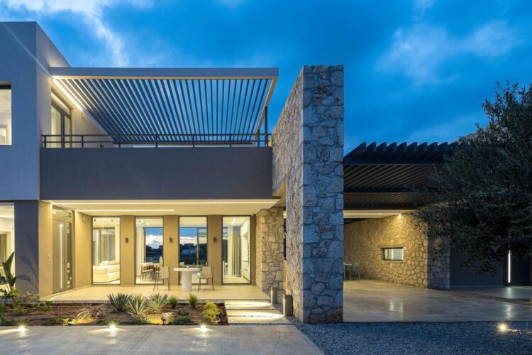 Beach Villa Tersana Luxus Ferienhaus Kreta Mieten Nachts