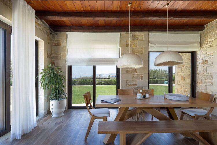 Beachfront Estate Luxus Feruenhaus Kreta Mieten Essen