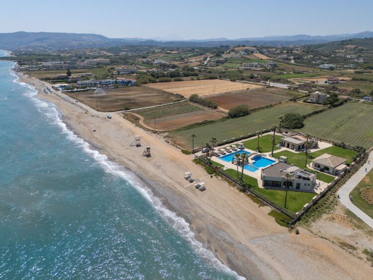 Beachfront Estate Luxus Feruenhaus Kreta Mieten Strand