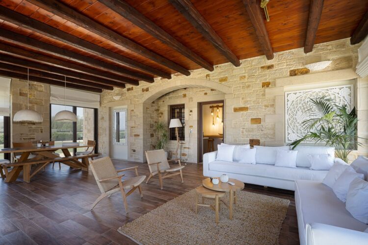 Beachfront Estate Luxus Feruenhaus Kreta Mieten Wohn