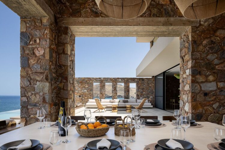 Beachfront Sanctuary Villa Luxus Villa Kreta Mieten Food