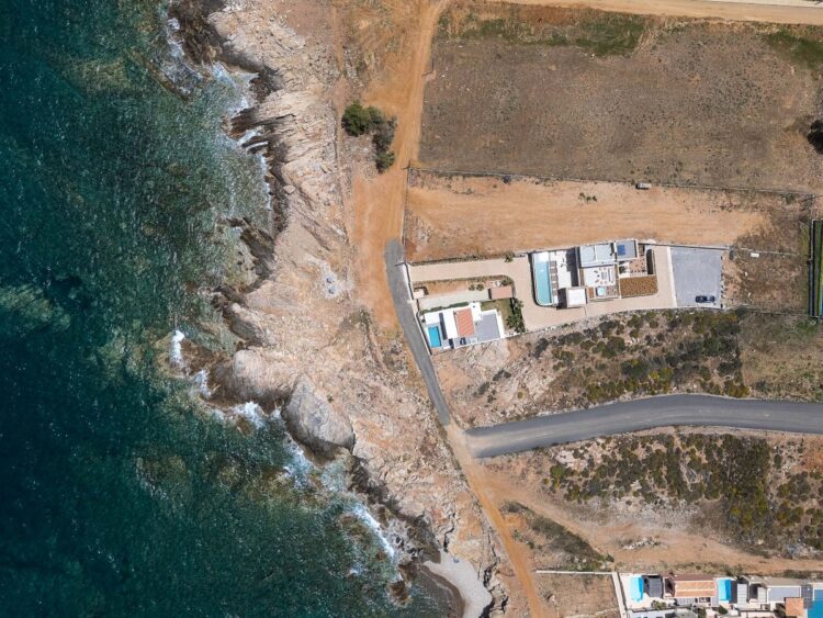 Beachfront Sanctuary Villa Luxus Villa Kreta Mieten Lage