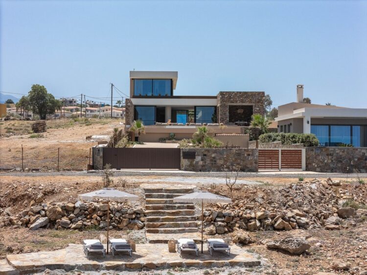 Beachfront Sanctuary Villa Luxus Villa Kreta Mieten Strandlage