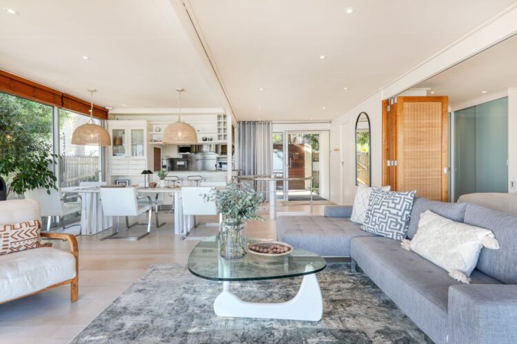 Beachfront Villa Nandi Luxus Ferienhaus Kapstadt Mieten Couch