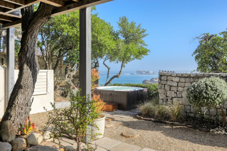 Beachfront Villa Nandi Luxus Ferienhaus Kapstadt Mieten Garten