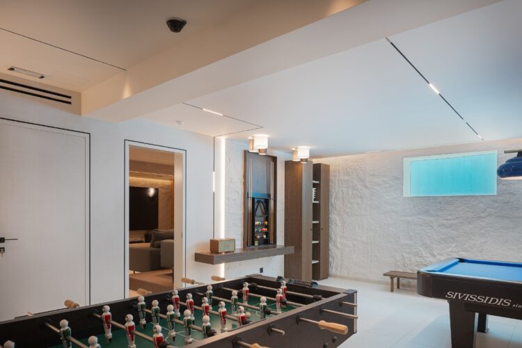 Beachside Villa Missiria Luxus Ferienhaus Kreta Mieten Entertainment