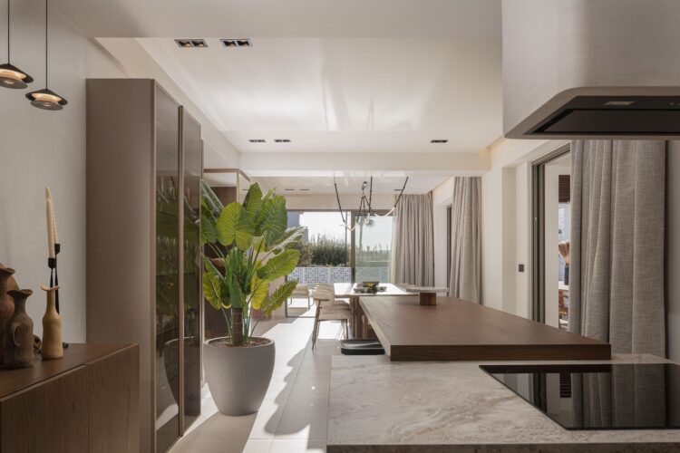 Beachside Villa Missiria Luxus Ferienhaus Kreta Mieten Essen