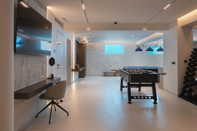 Beachside Villa Missiria Luxus Ferienhaus Kreta Mieten Kicker