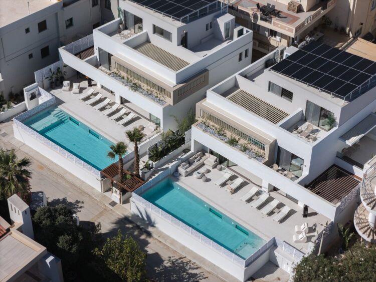 Beachside Villa Missiria Luxus Ferienhaus Kreta Mieten Lage