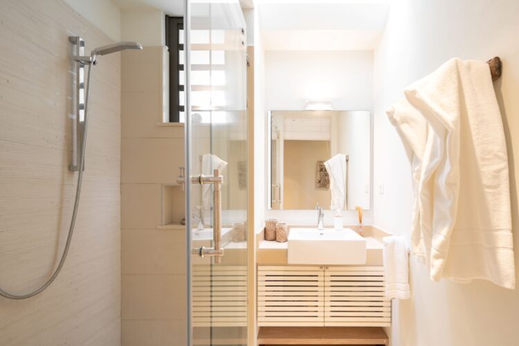 Beachvilla Douce Luxus Ferienhaus Mauritius Mieten Bad
