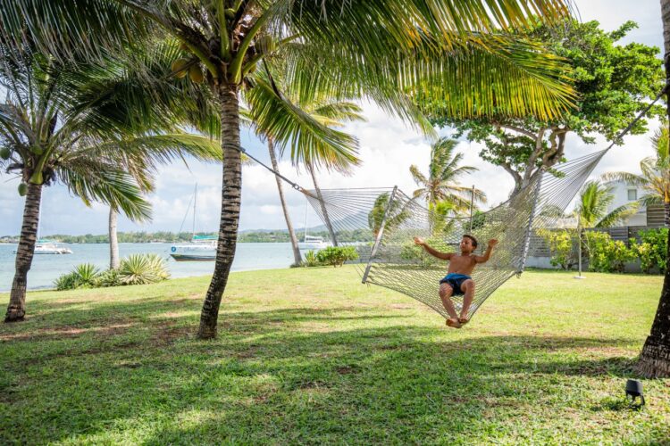 Beachvilla Douce Luxus Ferienhaus Mauritius Mieten Hängenmatte
