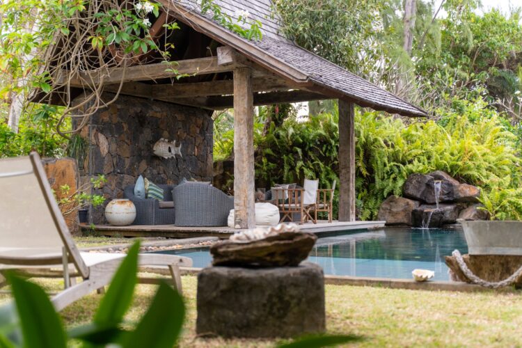 Beachvilla Douce Luxus Ferienhaus Mauritius Mieten Poolarea