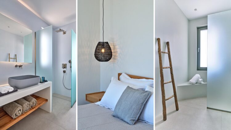 Beachvilla Drios Luxus Ferienhuas Paros Griechenland Mieten Deko