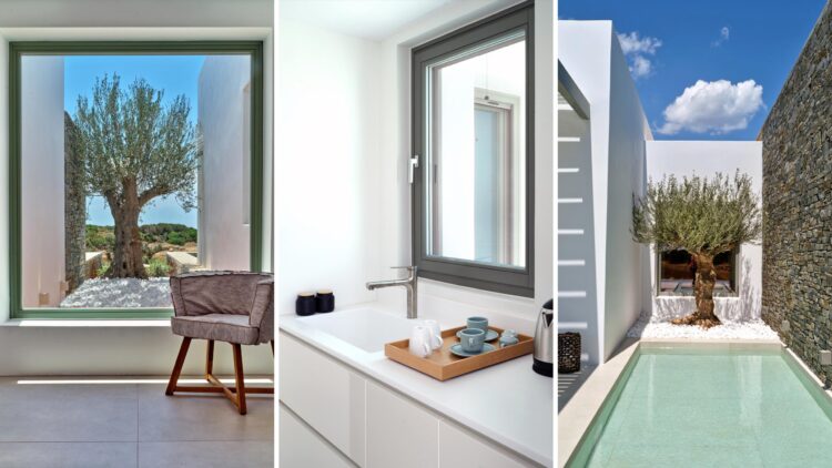 Beachvilla Drios Luxus Ferienhuas Paros Griechenland Mieten Details