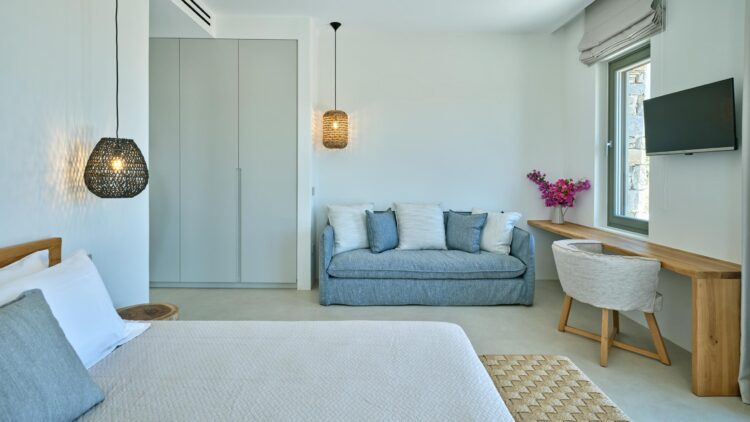 Beachvilla Drios Luxus Ferienhuas Paros Griechenland Mieten Doppelzimmer