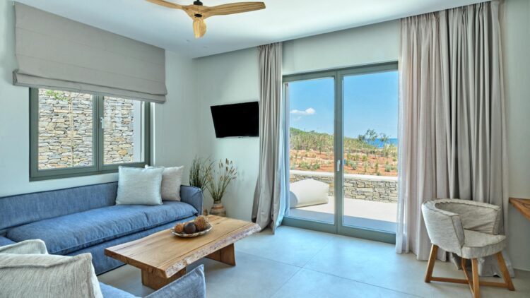 Beachvilla Drios Luxus Ferienhuas Paros Griechenland Mieten Gästehaus