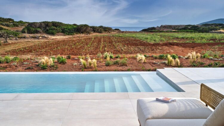 Beachvilla Drios Luxus Ferienhuas Paros Griechenland Mieten Meerblick