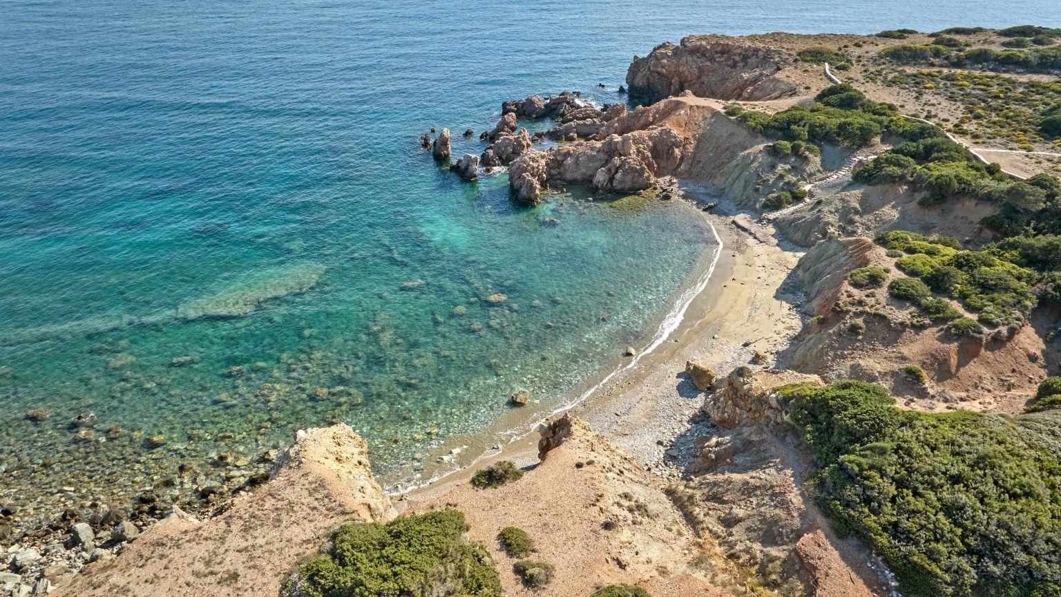 Beachvilla Drios Luxus Ferienhuas Paros Griechenland Mieten Strand