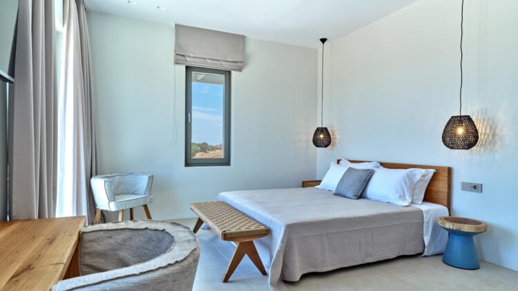 Beachvilla Drios Luxus Ferienhuas Paros Griechenland Mieten Zimmer