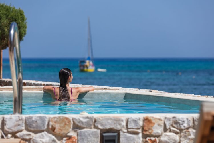 Beachvilla Elena Luxuriöses Ferienhaus Kreta Am Meer Mieten Meerblick