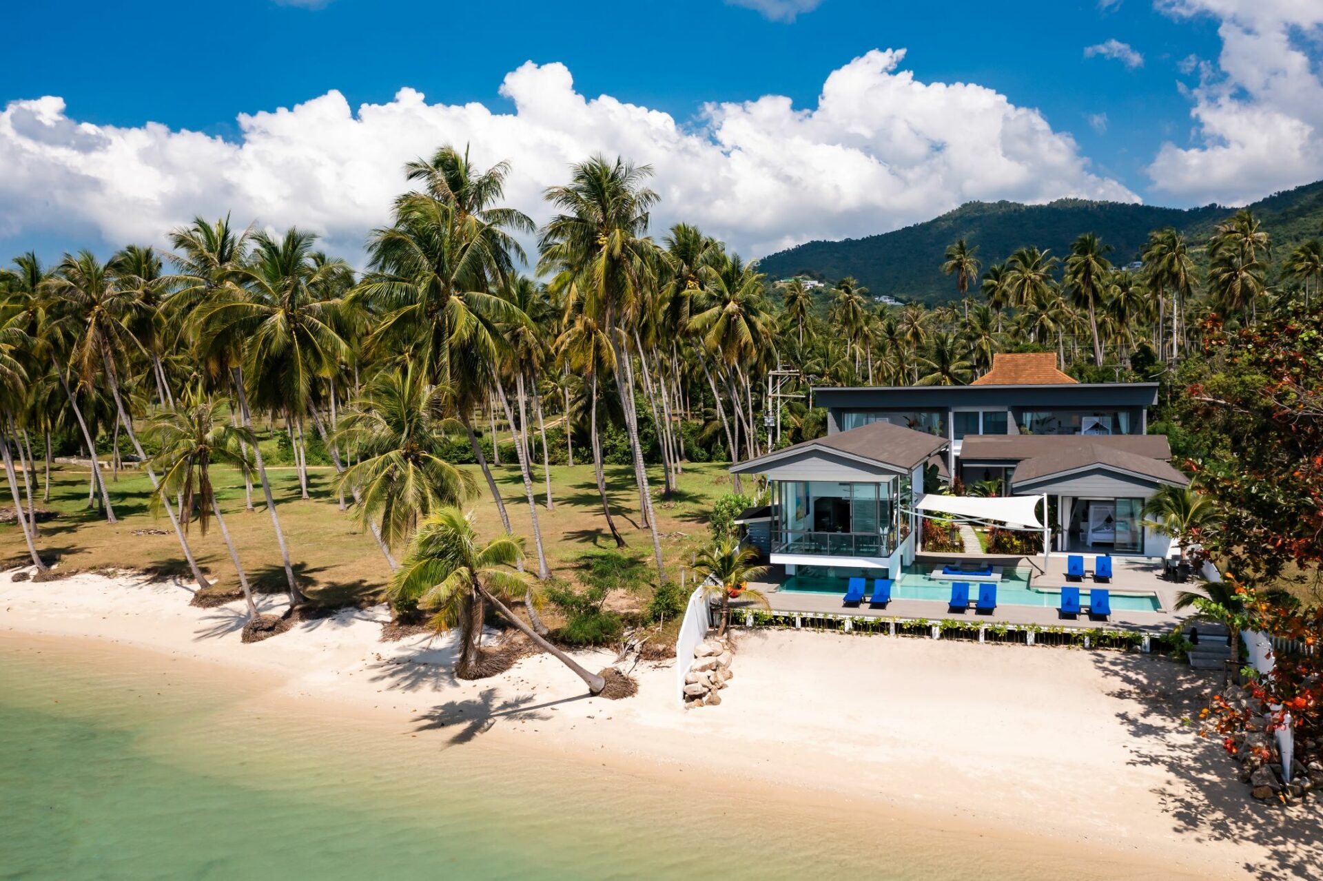 Bella Samui Beach Villa Luxus Ferienvilla Koh Samui Thailand Lage