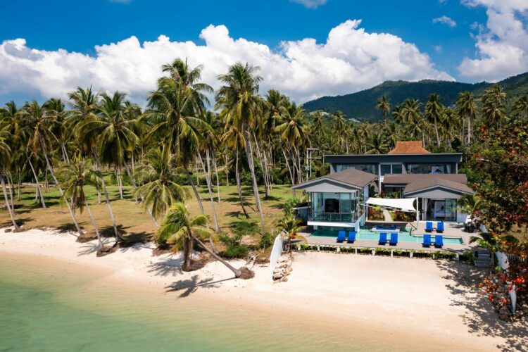 Bella Samui Beach Villa Luxus Ferienvilla Koh Samui Thailand Lage