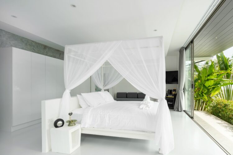 Bella Samui Beach Villa Luxus Villa Koh Samui Thailand Großzügiges Schlafzimmer
