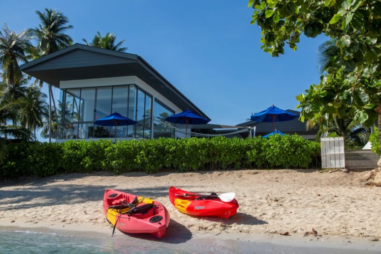 Bella Samui Beach Villa Exklusive Villa Koh Samui Thailand Kajaks Am Strand
