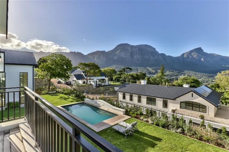 Bishopscourt Residence Luxus Ferienhaus Kapstadt Mieten Ausblick