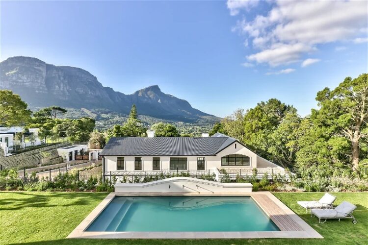 Bishopscourt Residence Luxus Ferienhaus Kapstadt Mieten Außenansicht