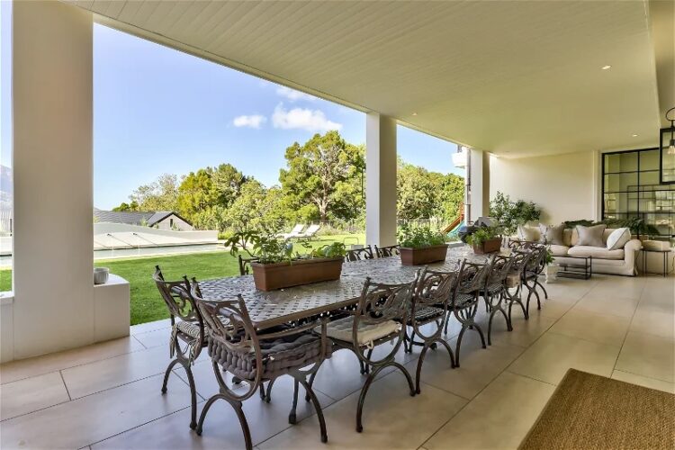 Bishopscourt Residence Luxus Ferienhaus Kapstadt Mieten Esstisch