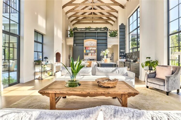 Bishopscourt Residence Luxus Ferienhaus Kapstadt Mieten Wohnzimmer