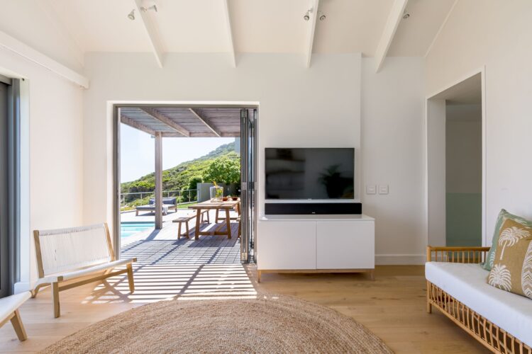 Blue Horizons Villa Luxus Ferienhaus Noordhoek Kapstadt Mieten Tv