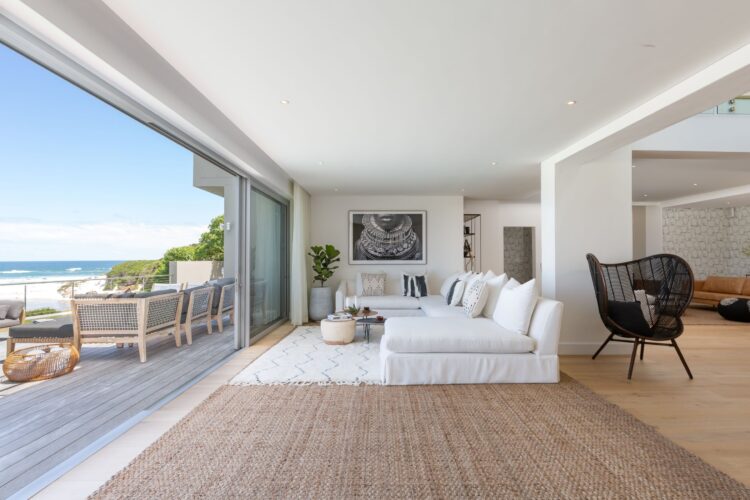 Blue Horizons Villa Luxus Ferienhaus Noordhoek Kapstadt Mieten Wohnzimmer