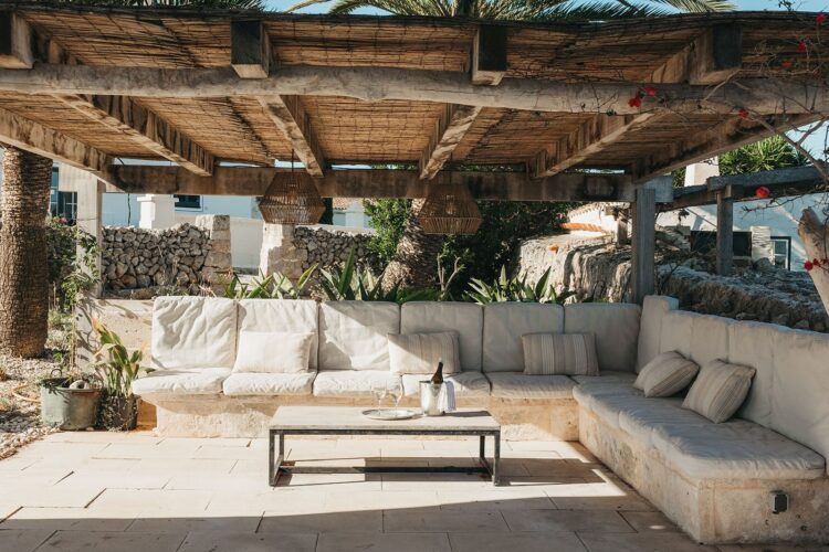 Boutique Villa Menorca Luxus Ferienhaus Mit Pool Mieten Lounge