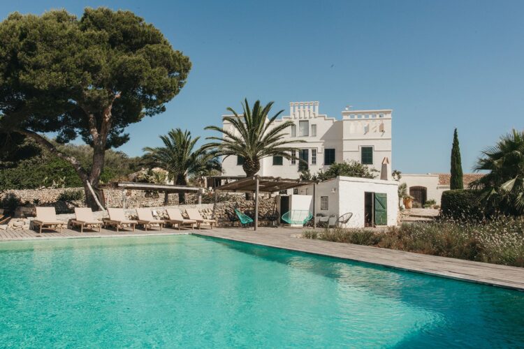 Boutique Villa Menorca Luxus Ferienhaus Mit Pool Mieten Poolbereich