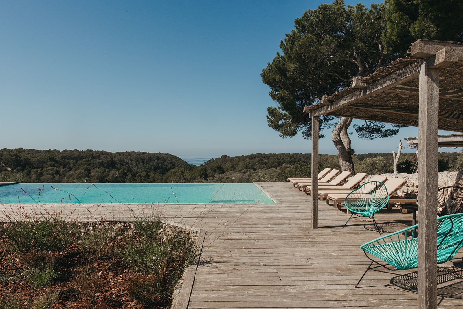 Boutique Villa Menorca Luxus Ferienhaus Mit Pool Mieten Pooldeck