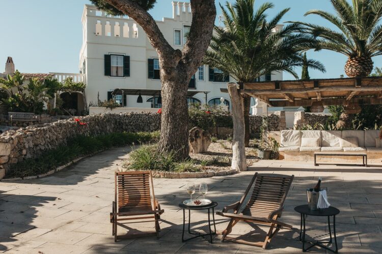 Boutique Villa Menorca Luxus Ferienhaus Mit Pool Mieten Terrasse