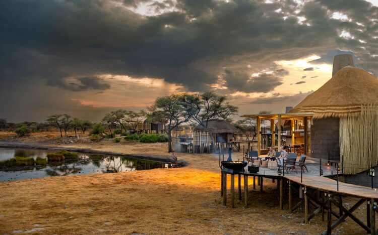 Camp Kala Luxus Safari Lodge Namibia Mieten Außenansicht