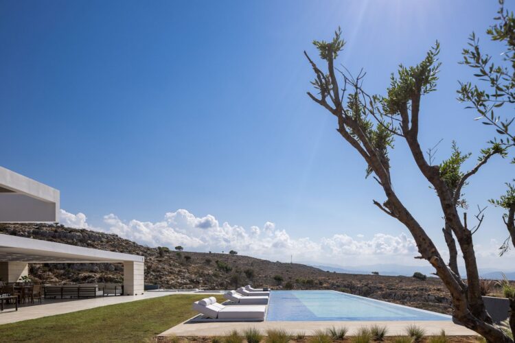 Canyon Hideaway Luxus Ferienhaus Auf Kreta Mieten Garten