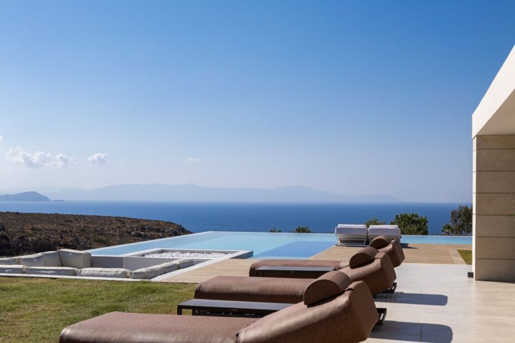 Canyon Hideaway Luxus Ferienhaus Auf Kreta Mieten Liegen