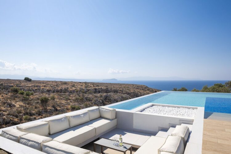 Canyon Hideaway Luxus Ferienhaus Auf Kreta Mieten Lounge