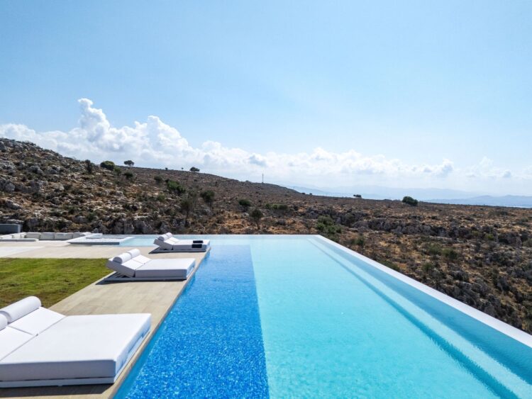 Canyon Hideaway Luxus Ferienhaus Auf Kreta Mieten Poolterrasse