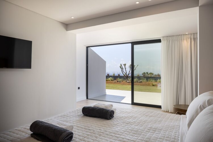 Canyon Hideaway Luxus Ferienhaus Auf Kreta Mieten Schlafzimmer